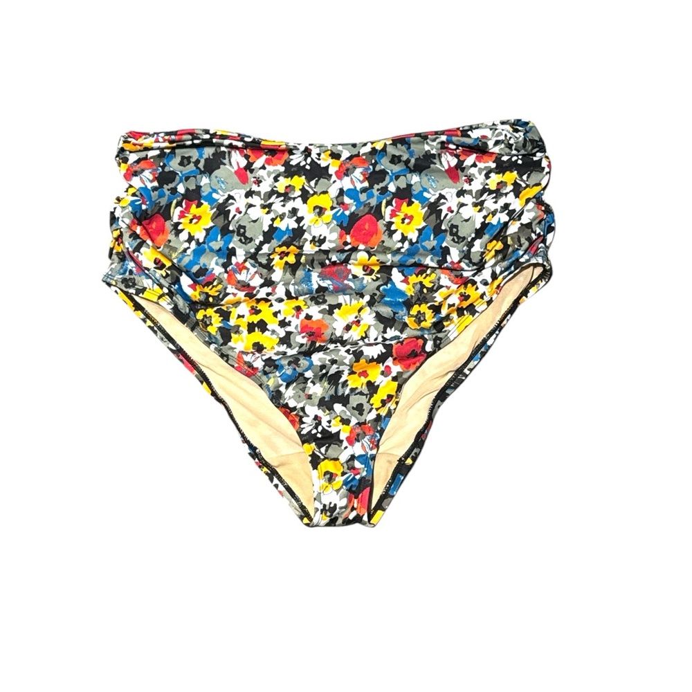 SWIM by Cacique High Waisted Floral Bikini Bottoms - Size 18 - NWT